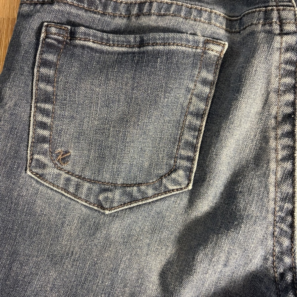 Kut From The Kloth Stevie Straight Leg Dark Wash Jeans Size 12 - Picture 6 of 12
